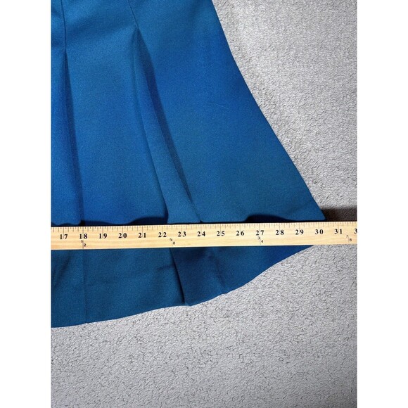 Vintage James Kenrob Dalton Pleated Mini Skirt Dark Waist 28” Blue‎ Preppy - Picture 11 of 12